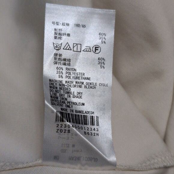 NWT AMERICAN HOLIC Ivory Oversized Long Sleeve Crewneck Sweatshirt Unisex Size M - Picture 6 of 7